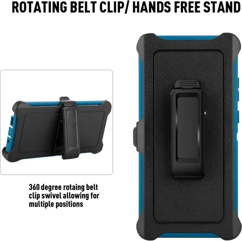 Vista 3 de Funda para Galaxy S20 FE, protección contra caídas, cuerpo completo, resistente, a prueba de golpes, caídas y polvo, funda protectora duradera de 3