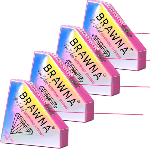 Vista 23 de BRAWNA PMU Supplies - Cuerda de mapeo preentintada para microblading y microsombreado de cejas - Cuerda de microblading premium - Herramienta