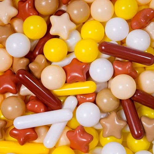 Vista 8 de Paquete de 100 pelotas para piscina de bolas - Bolas de plástico a prueba de aplastamiento y libres de BPA para carpa, casa de juegos, juguete
