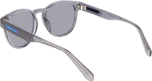 Vista 4 de Calvin Klein JEANS CKJ22609S - Gafas de sol redondas, color gris, talla única, Gris