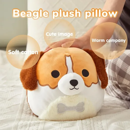 Vista 4 de Almohada de peluche para perro, lindo cachorro suave, 10