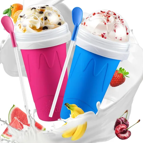 Vista 8 de RELPOM Taza para granizar, divertidas tazas para hacer granizados, artículos geniales para cosas, regalos de elefante blanco, regalos de fiesta