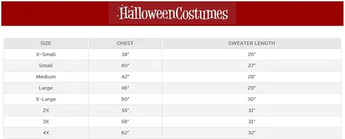 Vista 3 de Fun Costumes Adult Black and White Skeleton Ugly Halloween Sweater XS-3X