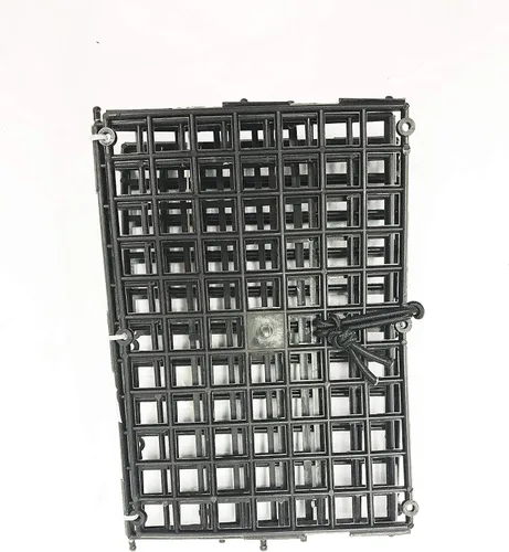 Vista 5 de Paquete de 4 cajas plegables de plástico KUFA de 7 x 5 x 3.5 pulgadas para cebo para cangrejos EL-10x4
