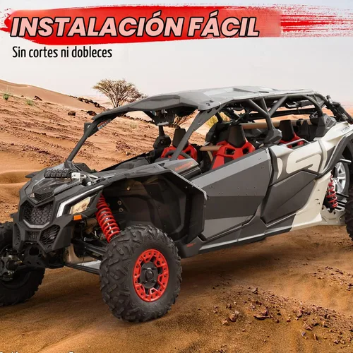 Vista 7 de A & UTV PRO Puertas completas de aluminio X3 para Can-Am Maverick X3/X3 MAX 2017-2024 2025, paneles de puerta de metal resistentes para puertas