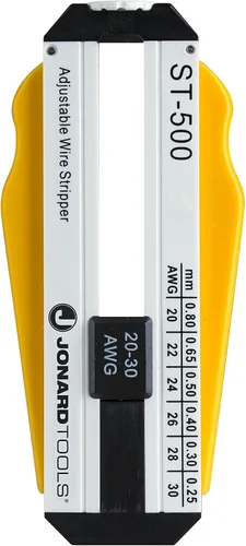 Vista 12 de Jonard Pelacables con precisión ajustable, 3-57/64" de longitud x 1-19/32" de altura x 19/32" de grosor, 1