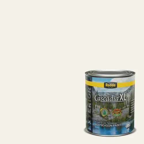 Vista 109 de Rodda Paint CASCADIA XL - Pintura satinada e imprimación para exteriores en uno, cuarto de galón, pastel en polvo