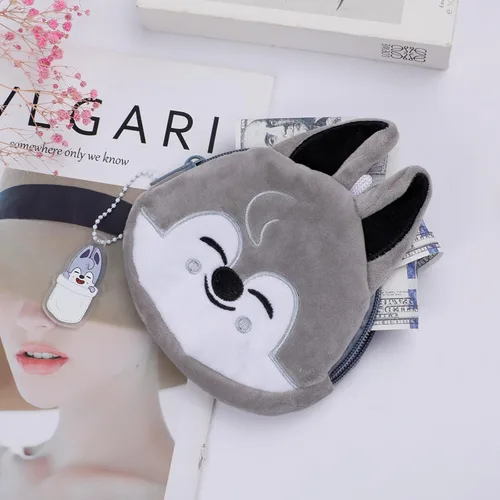 Vista 7 de G-Ahora K-POP Merchandise Stray Wallet con llavero para fans, WC-Wolf Chan
