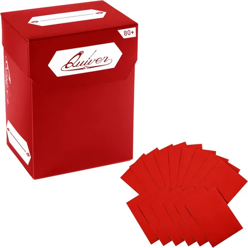 Vista 15 de Deck Blocks 100+, juego de 5 cajas MTG con divisores Set of 5 deck boxes in white, black, blue, red and green, each with 100+ cards and 2