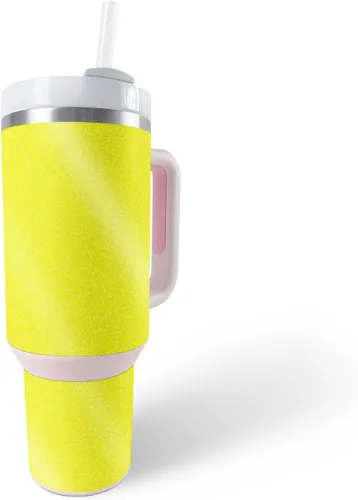 Vista 20 de MightySkins - Vaso con purpurina brillante compatible con Stanley The Quencher H2.0 FlowState de 40 onzas, morado sólido, acabado protector