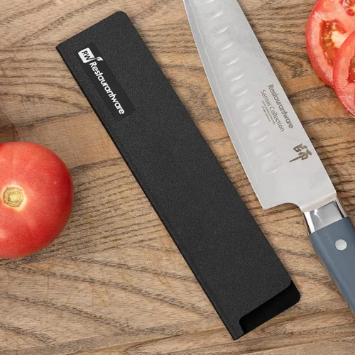 Vista 3 de Restaurantware -Sensei - Funda para cuchillos de 8.5 x 2 pulgadas, 1 protector de cuchillo - Se adapta a Santoku y cuchillo de chef, forro