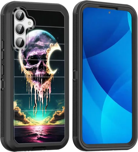 Vista 32 de Funda para Galaxy A15 5G, cuerpo completo, protección contra caídas, a prueba de polvo, resistente de 3 capas, militar, resistente, duradera