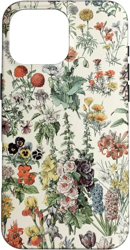 Vista 19 de Cute Flowers Vintage Botanical Flower Illustration Case for iPhone 17