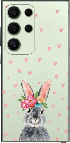 Vista 19 de Blingy's Funda para Samsung Galaxy S24 Ultra, para mujeres y niñas, diseño de abejas divertidas de moda, lindo estilo de animal, transparente