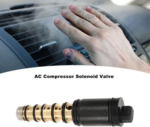 Vista 2 de Pyhodi Válvula solenoide de control del compresor de CA, válvula de control electrónico del compresor de CA, Válvula de control del calentador
