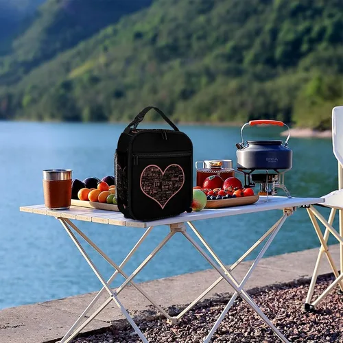 Vista 6 de Love Jiujitsu - Lonchera térmica reutilizable, bolsa portátil para hombres y mujeres