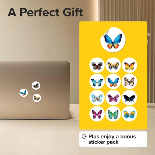 Vista 6 de Imanes de cristal súper lindos – Juego de multipack decorativo con agarre fuerte – Ideal para nevera, taquillas, fotos y notas