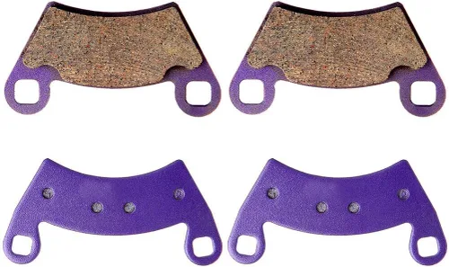 Vista 2 de SCITOO FA354 FA452 Pastillas de freno para Polaris Ranger 400 2010-2013 pastillas de freno delanteras y traseras de fibra de carbono