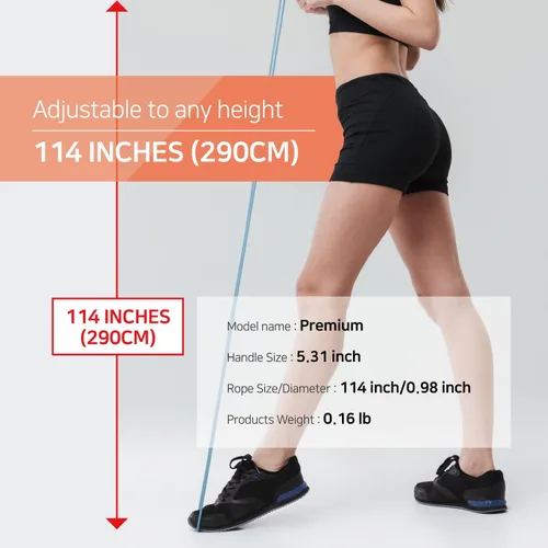 Vista 3 de Speed Professional - Cuerda de saltar para hombres y mujeres, cuerda de saltar para entrenamiento de fitness para adultos, ideal para cardio, boxeo