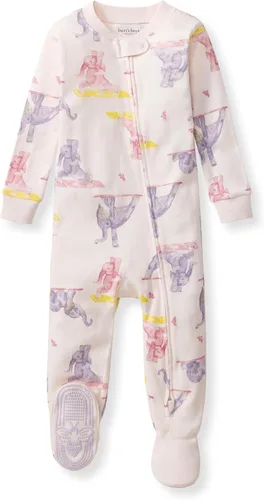Vista 85 de Burt's Bees Baby Pijama para bebé niña, 100% algodón orgánico, pijama de una pieza, overol diagonal con cremallera, ajuste cómodo