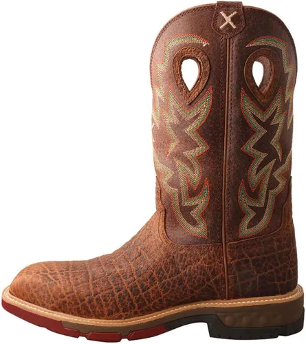 Vista 2 de Twisted X Mens 12" Nano Composite Safety Toe Western Work Boot