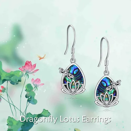Vista 6 de Aretes de conejillo de indiaspingüinogatobúhopavo realsetanutriapatobulldogzorroladybug para mujer, regalos de conejillo de indias, plata de ley