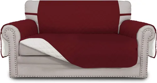 Vista 205 de Easy-Going - Funda reversible para sofá, resistente al agua, con varillas de espuma y correas elásticas, protector de muebles para mascotas y perros