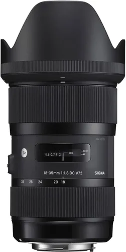 Vista 3 de Lente Sigma F1.8 Art DC HSM de 18 a 35 mm para Canon, negro (210101)