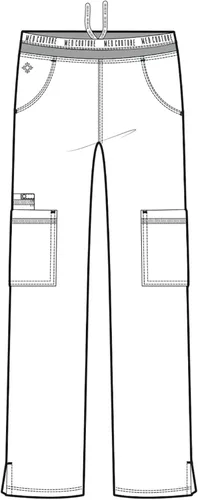 Vista 5 de Med Couture Pantalón de yoga para mujer con 7 bolsillos, cintura de punto acanalado ultrasuave y tecnología elástica de 2 vías, MC7739