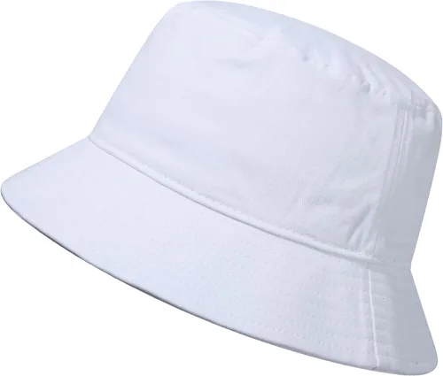 Vista 18 de GADIEMKENSD Sombrero de pescador 100% algodón, unisex, protección solar UPF 50, ligero, plegable Verde militar