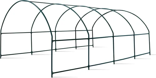 Vista 13 de YardGrow Greenhouse Frames for Larger Hot Garden House Support Arch Frame Climbing Plants/Flowers/Vegetables Outdoor (8.2x7x7.2 FT)