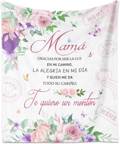 Vista 11 de Regalos de Abuela en español, manta de abbuelita de 60 x 50 pulgadas, regalos para abuelo en español, regalos para abuela en español, regalo