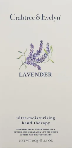 Vista 2 de Crabtree & Evelyn Terapia de manos ultrahidratante, lavanda, 3.5 oz