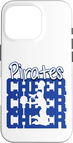 Vista 52 de Pirates Cheer Back to School Cheerleading Spirit B Case for iPhone 16