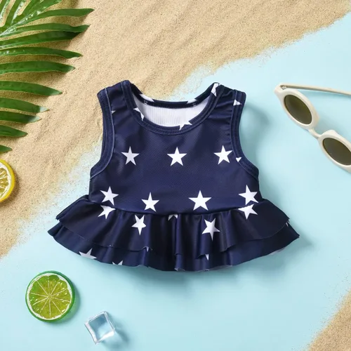 Vista 2 de Aalizzwell Traje de baño de dos piezas para niña pequeña