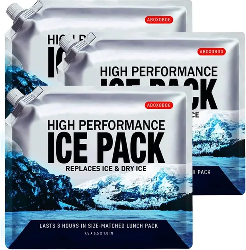 Vista 15 de Bolsas de hielo reutilizables para enfriadores, paquetes de congelador de gel de larga duración para bolsas más frías, lonchera, bolsa enfriadora
