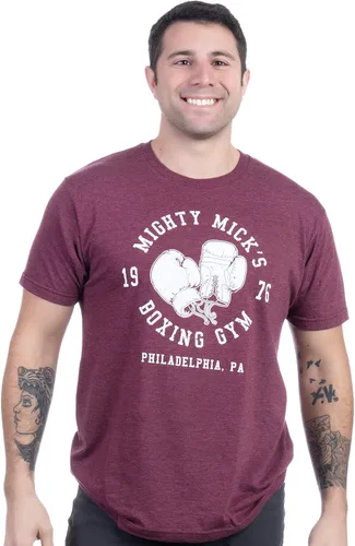 Vista 2 de Mighty Mick's Boxing Gym 1976 Philadelphia Boxer Vintage Style Gloves Camiseta