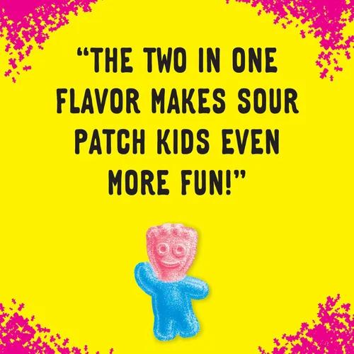 Vista 10 de SOUR PATCH KIDS Heads - 2 sabores en 1 caramelo suave y masticable, bolsas de 12 - 8 onzas