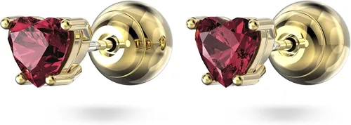 Vista 3 de Swarovski Chroma Drop Crystal Earrings, Gold Tone Finish, Rhodium Finish, Latch Back Closure