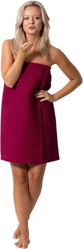 Vista 12 de Robe Direct Quick Dry, Lightweight Waffle Spa/Bath Wrap with Adjustable Closure & Elastic Top