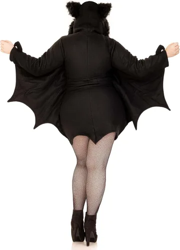 Vista 4 de Leg Avenue Womens Cozy Bat Adult Costume