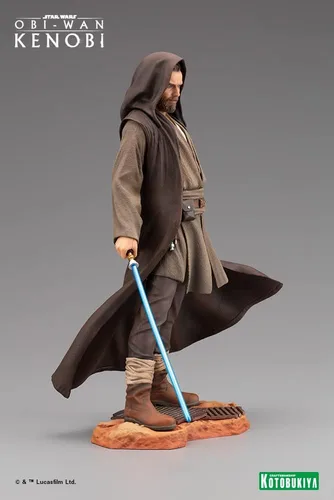 Vista 3 de ARTFX SW201 Star Wars OBI-Wan Kenobi - Figura de montaje simple prepintada de PVC a escala 1/7