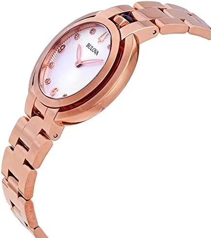 Vista 6 de Bulova Reloj para mujer Metálico Reloj Rubaiyat movimiento de cuarzo