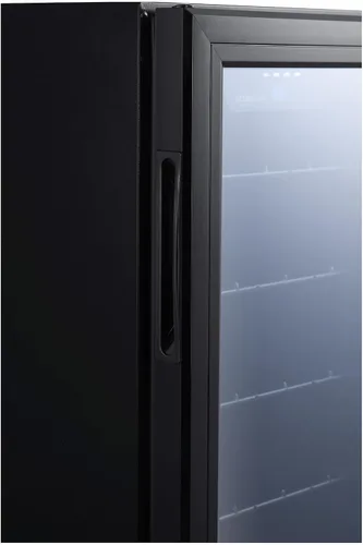 Vista 2 de EdgeStar BWR301BL - Enfriador de vino integrado de 25 botellas de 15 pulgadas de ancho con puerta reversible e iluminación LED, color negro