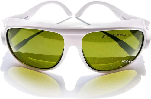 Vista 8 de MCWlaser IPL gafas de seguridad láser 190nm-2000nm gafas de protección ocular para depilación láser cosmetología fotón luz belleza estilo 1