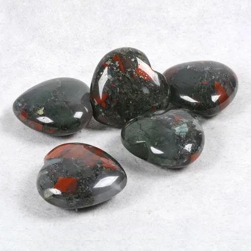 Vista 4 de Love Hearts - Piedra de palma de 1.8 pulgadas curativa para reiki