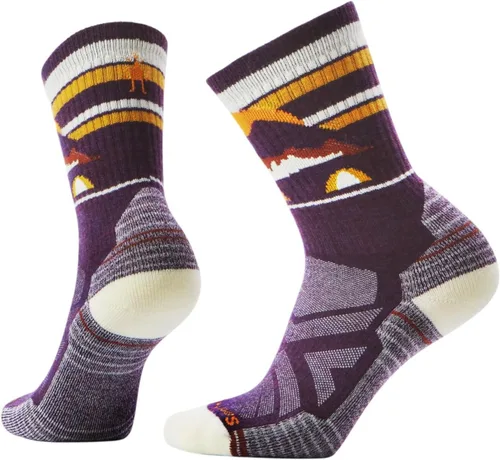 Vista 5 de Smartwool Calcetines de montaña de media caña para mujer con amortiguación ligera Ceniza