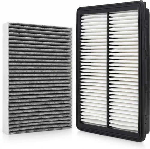 Vista 74 de Filtro de aire de cabina de motor de peine para Hyundai Accent 1.6L L4 2017 2016 2015 2014 2013 2012 Gris carbón