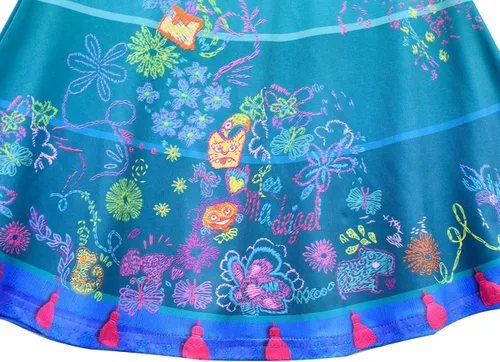 Vista 4 de Disfraz de cosplay para niñas vestido de princesa para Halloween disfraces para niñas de 2 a 10 años