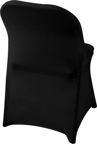 Vista 4 de Funda de elastano para silla, 12 unidades, fundas para silla, fundas plegables para sala de estar, funda extraíble lavable y elástica para silla